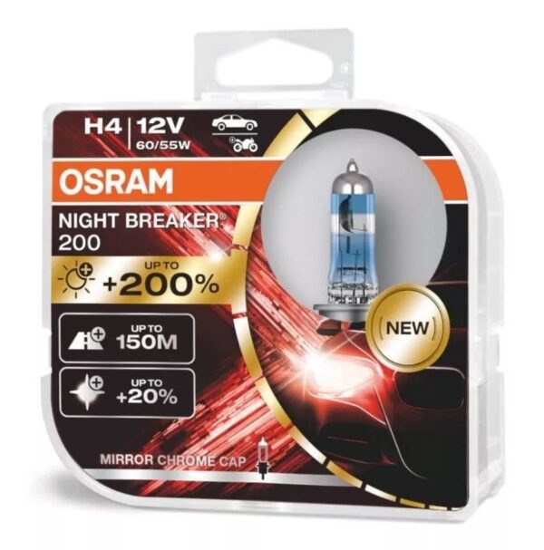 Lâmpada H4 Osram Night Breaker 200
