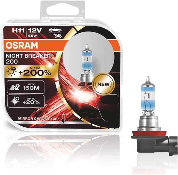 Par Lâmpada H11 Osram Night Breaker 200 - Image 4
