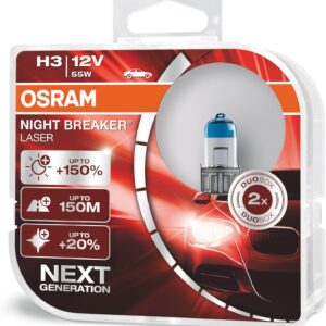 Lâmpada H3 Osram Night Breaker Laser 150%