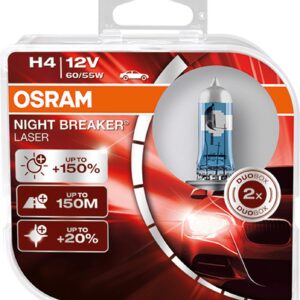 Par Lâmpada H4 Osram Night Breaker Laser 150%