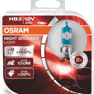 Par Lâmpada Hb3 Osram Night Breaker Laser 150%