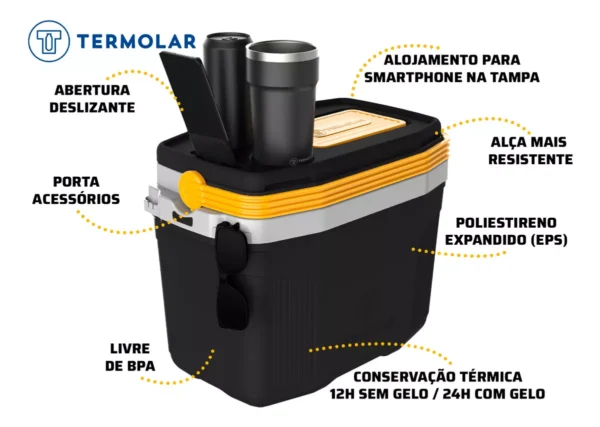 Caixa Termica Suv Cooler Com Alça 20 Litros - Image 3