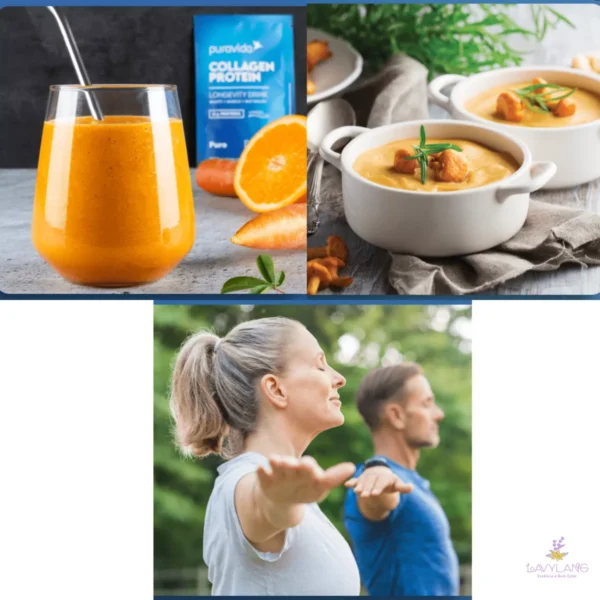 Collagen Protein Neutro 450ml Puravida Sabor Puro - Image 2