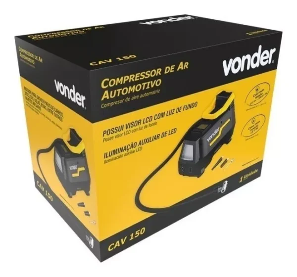 Compressor de ar elétrico portátil Vonder CAV 150 120W - Image 4