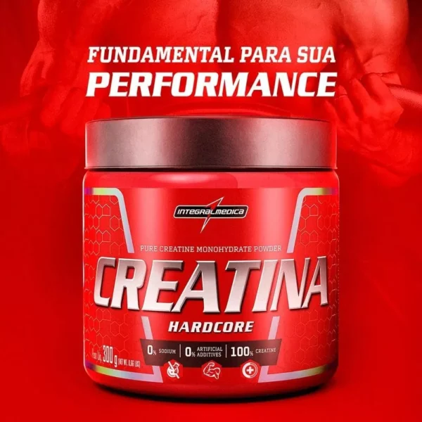 Creatina Monohidratada 100% - 300g Integralmédica Sabor Neutro - Image 3