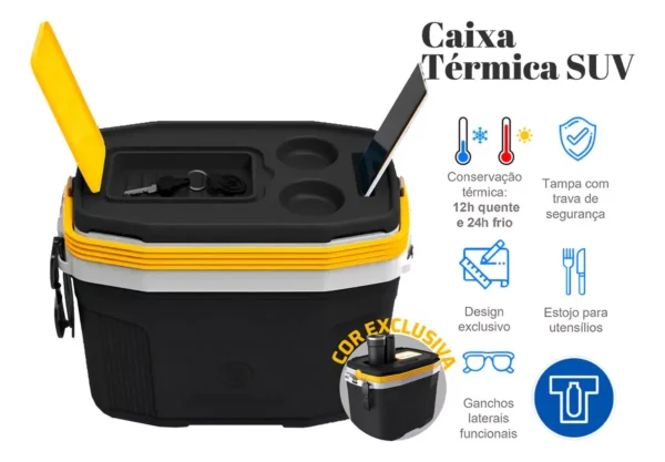 Caixa Termica Suv Cooler Com Alça 20 Litros - Image 7