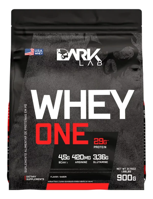 Whey One Protein Proteína Sachê Refil 900g - Dark Lab Sabor - Image 6