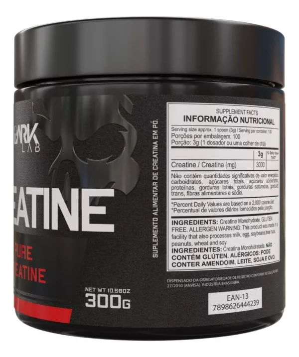 Creatina Monohidratada em Pote 3000mg 100% Pura Dark Lab - Image 5